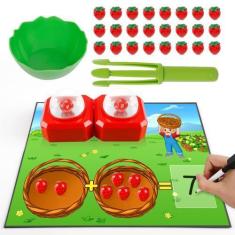 Imagem de Jogo de tabuleiro matemático Kasfalci com poppers de dados para crianç