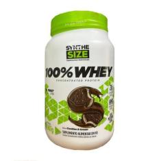 Imagem de Whey Protein Concentrado 100% Whey Sabor Cookies Cream 907g Synthesize