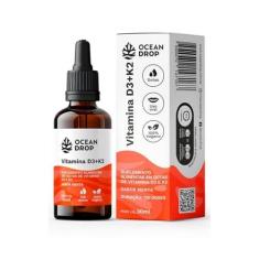 Imagem de Suplemento Alimentar em Gotas de Vitamina D3 e K2 Sabor Menta Ocean Drop