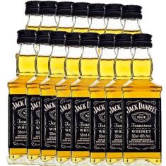 Imagem de Kit 15 Miniatura Whisky Uísque Jack Daniels Nº7 50ml