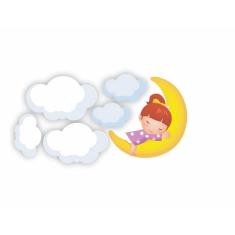 Imagem de Adesivo Decorativo De Parede Meninas Quarto Bebê