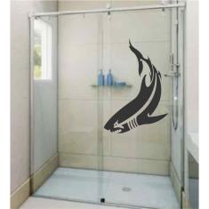 Imagem de Adesivo Para Decoração Box Tubarão tamanho 75cm x 50cm 