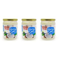 Imagem de Kit 3Uni Óleo De Coco Sem Sabor Coco Show 500Ml - Copra