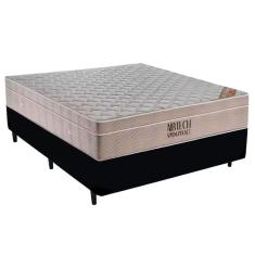 Imagem de Conjunto Box Casal Com Colchão Com Base Preto E Bege
