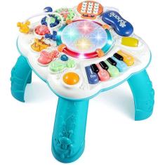 Imagem de Mesa de atividades para bebês, brinquedos musicais para aprender, 6 a 18 meses, 1 a 3 anos