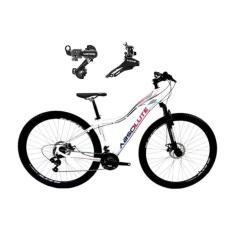 Imagem de Bicicleta Aro 29 Absolute Hera Feminina Alumínio 24v Câmbios Shimano Garfo Suspensão - Branco