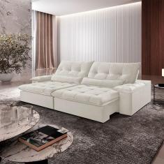 Imagem de Sofá Nivus Linho 2 Módulos De 80cm B25cm Meu Sofá Online A302 Linho Branco