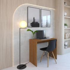 Imagem de Mesa Escrivaninha Minimalista Pequena Sem Gaveta - Natural