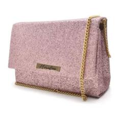 Imagem de Bolsa Festa Balada Social Casual Clutch Alça Corrente Glitter - Florat