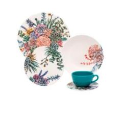 Imagem de Aparelho de Jantar Redondo de Cerâmica 20 peças - Unni Bothanica Oxford Porcelanas