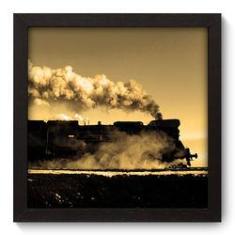 Imagem de Quadro Decorativo - Locomotiva - 22cm x 22cm - 013qnvap