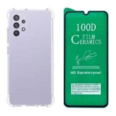 Imagem de Kit Capa Anti Impacto Samsung Galaxy A32 4G  + Pelicula De Cerâmica 9D