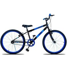 Imagem de Bicicleta Aro 24 Forss Spike Sem Marchas - Preto-Masculino