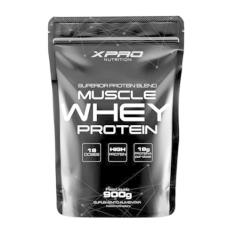 Imagem de WHEY PROTEIN MUSCLE PROTEIN 900G X-PRO REFIL MORANGO