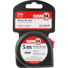 Trena Nove54 De Fibra De Vidro 30m | Caixa Fechada Em ABS E Fita Em PVC Amarelo