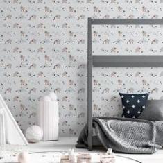 Imagem de Papel De Parede Adesivo Infantil Nuvens N06208 0,58X3,00M