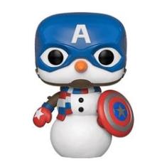 Imagem de Funko Pop! Marvel Holiday - Cap. Snowman #532 (Captain America Snowman)