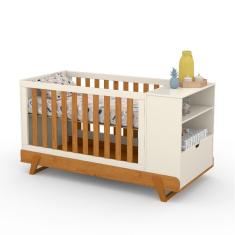 Imagem de Berço Multifuncional Bkids Matic Off White Freijó/Eco Wood