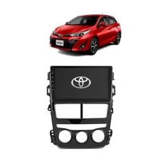 Imagem de Kit Multimidia Yaris Ar Analógico Carplay AndroidAuto 9 Pol BT USB FM 