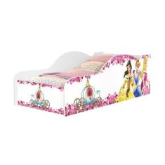 Imagem de Cama Infantil Princesas Meninas Castelo Casinha Grade Elegante Cercado