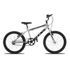 Imagem de Bicicleta Infantil Aro 20 KOG Alumínio Freio V Brake, Prata, Preto