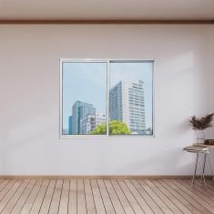 Imagem de Janela de Alumínio 80x80cm 2 Folhas Fortline Branco