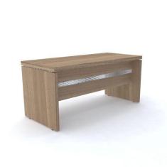 Imagem de Mesa De Escritório Pé Painel Pe50 Em Mdp 180 X 70 Cm Cor Noce Naturall