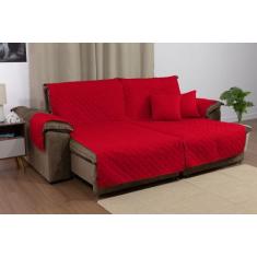 Imagem de Manta De Sofá Retrátil E Reclinável 2 Lugares 2,40M Com Almofadas Chei