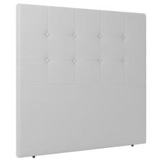 Imagem de Cabeceira Cama Box Casal Queen Size Luana 160cm Sintético Branco