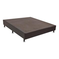 Imagem de Base Box Solteiro Sommier Sintético Viúva 128x188x30 Ortobom Marrom