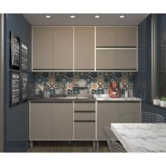 Imagem de Cozinha Completa Modulada 5 Peças com Armários e Balcões Linea Luciane