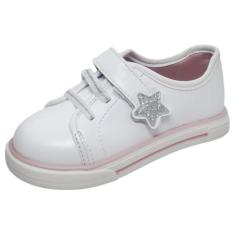 Imagem de Tênis Infantil Menina Facil Calce Leve Conforto Molekinha