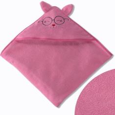 Imagem de Toalha De Banho Bebe Capuz Orelhinha Infantil Bordado - AnjoNinho, Gat