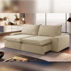 Imagem de Sofá Retrátil E Reclinável 230cm Noah - Montano Estofados