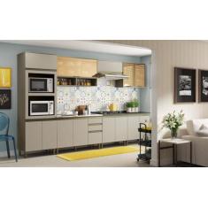 Imagem de Cozinha Modulada Conect Com 7 Peças Duna/Cristal - Henn