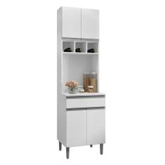 Imagem de Paneleiro 4 Portas para Cozinha Madrid Branco - Montanaris Decor
