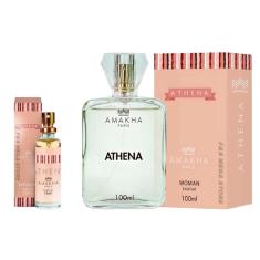 Imagem de Kit Perfume Feminino Athena Amakha Paris 100Ml E 15Ml Bolsa