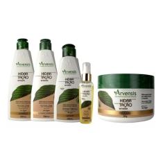 Imagem de Kit Arvensis Hidratação Sh Cond Leave-In Argan Mascara 250G