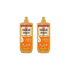 Imagem de Creme Para Pentear Niely Gold 500ml Nutriçao-Kit C/2Un