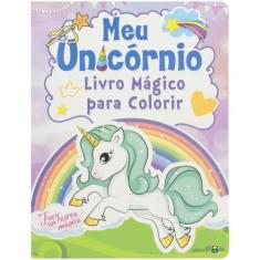 Imagem de Livro - Meu Unicórnio... Livro Mágico para Colorir