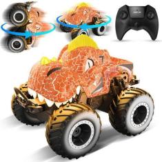 Imagem de Caminhão RC iDrone Monster 360 Rotating Stunt Dinosaur Car Kids