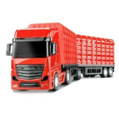 Imagem de Caminhão Petroleum Haras Duplo Bitrem Brinquedos Infantil - Roma Brinq