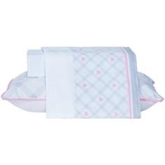 Imagem de Jogo De Cama Infantil Lençol Influencer Branco Solteiro 03 Peças - Per