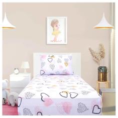 Imagem de Jogo de Lençol Infantil Algodão Doce Vida Kids 2 Peças