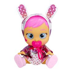 Imagem de Boneca Cry Babies Stars Coney com Chupeta Mamadeira Emite Sons Fantasia Coelho Multikids BR2236