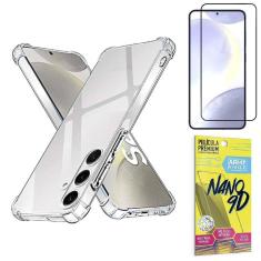 Imagem de Capinha Transparente para Samsung S24 + Película de Cerâmica 9D