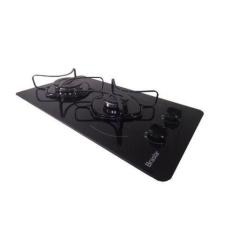 Imagem de Fogão Cooktop 2 Bocas Preto - BRASLAR