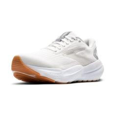 Imagem de Brooks Tênis de corrida feminino Glycerin 21 Neutral, branco/prata/biscoito, 38