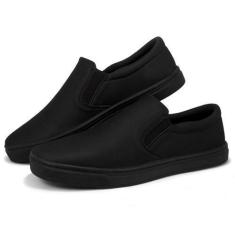 Imagem de Tênis sapatenis slip on masculino sola preta - Autem Originals, Preto,