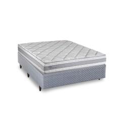 Imagem de Cama Box de Casal Molas Ensacadas Herval Alba, 65x138x188 cm